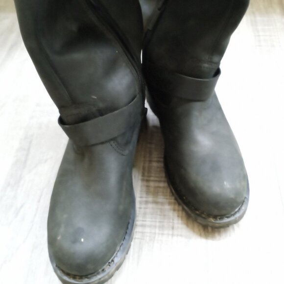 Harley Davidson Motorcycle Riding Boots High Side Zip Men\'s 9 M main image 8